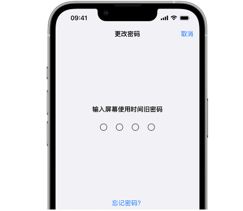 古蔺iPhone屏幕维修分享iPhone屏幕使用时间密码忘记了怎么办 