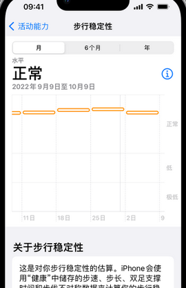 古蔺iPhone手机维修如何在iPhone开启'步行稳定性通知'