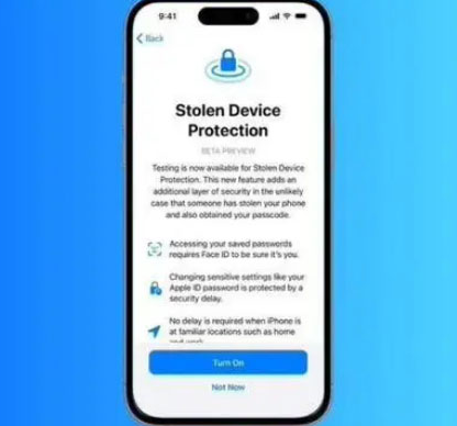 古蔺苹果授权维修店分享被盗设备保护功能开启方法 