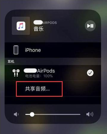 古蔺苹果14音频维修点分享iPhone14音频共享设置方法 